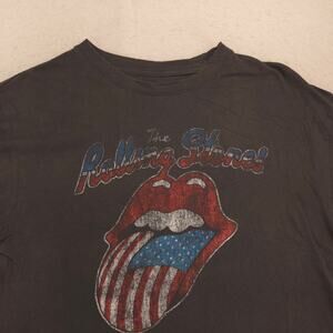 The Rolling Stones Band Crew Neck Short Sleeve T Shirt Mens Size Small S Gray